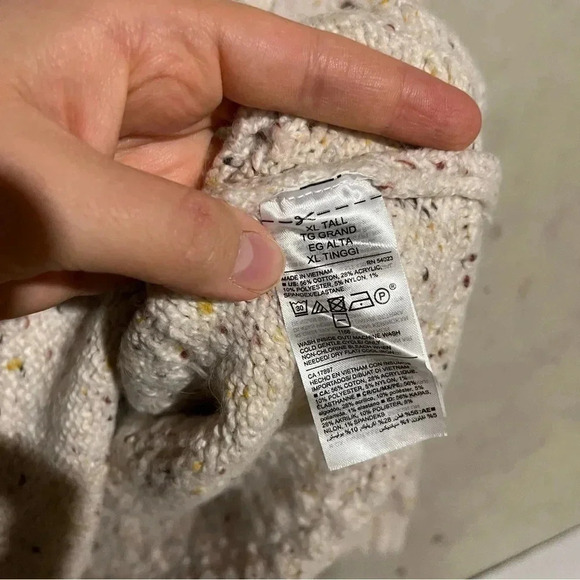 Old Navy women's sz XL Tall crewneck sweater NWT Open Knit Chunky - Picture 6 of 9